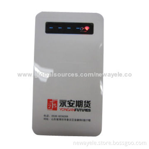 Slim power bank with 4,000mAh